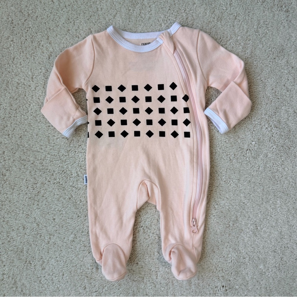Nanit light pink Breathing Wear Pajamas size Newborn